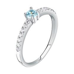 Okouzlující stříbrný prsten se zirkony Silver LPS03AWV050