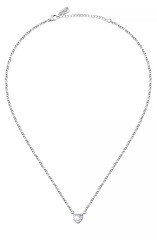Romantický ocelový náhrdelník s krystalem Love LPS10ASD13