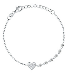 Romantický stříbrný náramek se zirkony Silver LPS05AWV80
