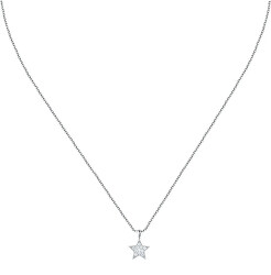 Stříbrný dámský náhrdelník Hvězda se zirkony Silver LPS10AWV15