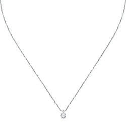 Stříbrný náhrdelník s čirým zirkonem Silver LPS10AWV08