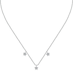 Stříbrný náhrdelník s hvězdičkami Silver LPS10AWV04