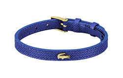 Elegantes blaues Lederarmband Lacoste 2040393