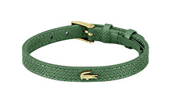 Elegante bracciale in pelle verde Lacoste 12.12 2040391