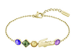 Bracciale fashion placcato in oro con coccodrillo Deva 2040361