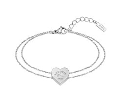 Bracciale romantico in acciaio Cuore 2040396