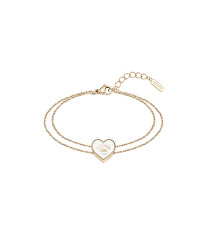 Bracciale romantico in oro rosa Cuore 2040397