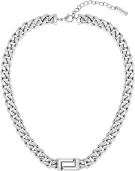 Výrazný ocelový náhrdelník Fundament 2040067