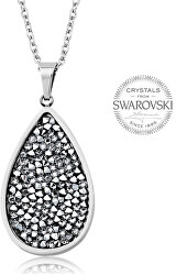 Okouzlující náhrdelník s krystaly SS Rocks Pear 24 crystal
