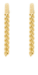 Cercei moderni placați cu aur Chains LJ1810