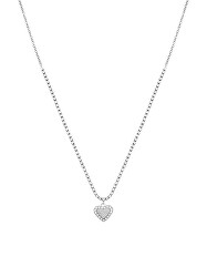 Oceľový náhrdelník so srdiečkom Linea Brilliant LJ1551