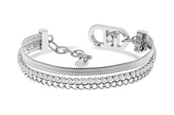 Bracciale triplo in acciaio da donna Fashion LJ2646