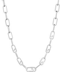 Půvabný ocelový náhrdelník s krystaly Identity LJ1959
