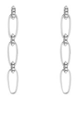 Cercei eleganți din oțel cu perle Brilliant LJ1837