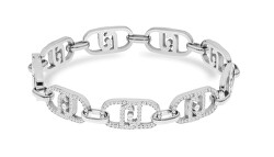 Bracciale di design in acciaio con cristalli Fashion LJ2622