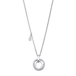 Elegantní ocelový náhrdelník se zirkony Woman Basic LS2176-1/1