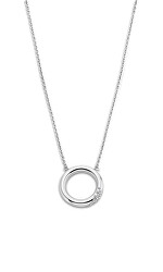 Jemný ocelový náhrdelník s kruhovým přívěskem Woman Basic LS1947-1/1