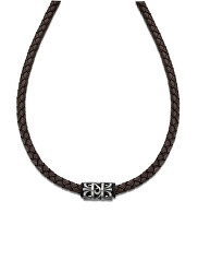 Originálne náhrdelník z hnedej kože Dark Style LS2069-1 / 1