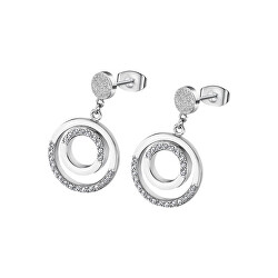 Eleganti orecchini in acciaio con zirconi chiari Urban Woman LS2180-4/1