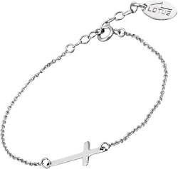 Brățară argintie de designer cu cruce pentru femei LP1223-2 / 2