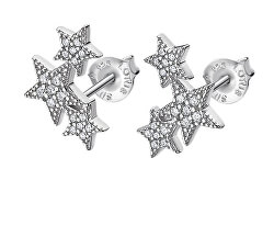 Eleganti orecchini in argento con zirconi Stelle LP3192-4/1