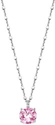Colier elegant din argint cu zirconi LP2005-1 / 3 (lanț, pandantiv)