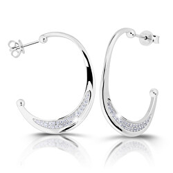 Orecchini in argento con zirconi M02021