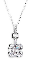 Půvabný stříbrný náhrdelník JA33525CZ (řetízek, přívěsek)