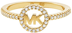 Anello di lusso placcato in oro con zirconi MKC1250AN710