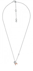 Ezüst bicolor nyaklánc logóval Premium MKC1537AN931 (lánc, medál)