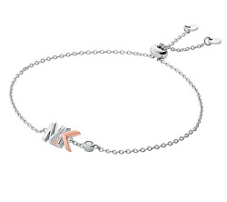 Ezüst bicolor karkötő logóval Premium MKC1534AN931