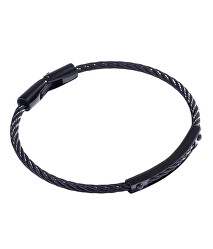 Černý pánský náramek z oceli MCGB5002B