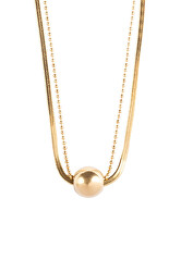 Dvojitý pozlacený náhrdelník Skye Gold Necklace MCN24001G