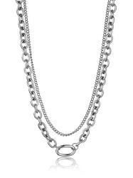 Originálny oceľový náhrdelník Hailey Silver Necklace MCN23108S