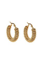 Originální pozlacené náušnice Ayla Gold Earrings MCE250201G