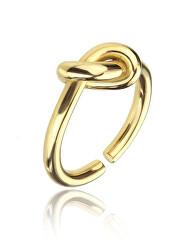 Pozlátený prsteň s uzlom Rylee Gold Ring MCR23003G