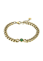Schickes vergoldetes Armband Kendall Green Bracelet MCB23080G
