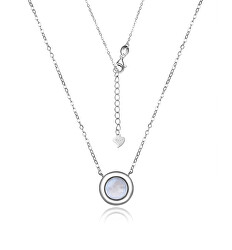 Elegantní stříbrný náhrdelník s perletí N0000522