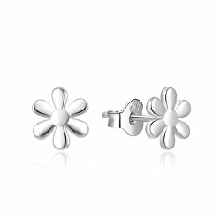 Gyengéd ezüst fülbevalók Virágok E0002424