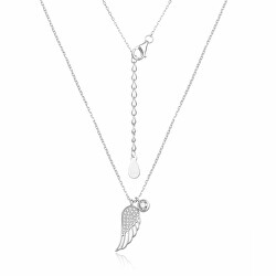 Módní stříbrný náhrdelník Andělské křídlo N0000507