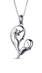 Ausgearbeiteter Silberanhänger Herz P0001439