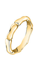 Elegantný pozlátený prsteň z recyklovaného striebra Essenza SAWA15