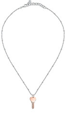 Hravý bicolor náhrdelník Klíč Mascotte SAVL07