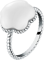 Krásný stříbrný prsten Natura SATO10