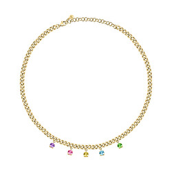 Luxusný pozlátený náhrdelník s kryštálmi Poetica SAUZ01