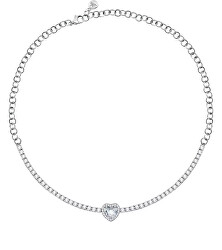 Luxusný strieborný náhrdelník so srdiečkom Tesori SAVB17