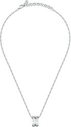Moderné oceľový náhrdelník Insieme SAKM89 (retiazka, prívesok)