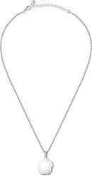 Moderní stříbrný náhrdelník Natura SATO03