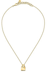 Módny pozlátený náhrdelník s kryštálmi Mascotte SAVL04