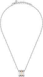 Eine zeitlose Halskette aus Stahl Insieme SAKM77